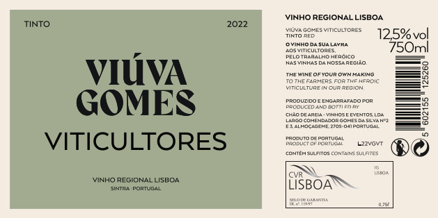 Viúva Gomes | Viticultores Tinto - IG Lisboa